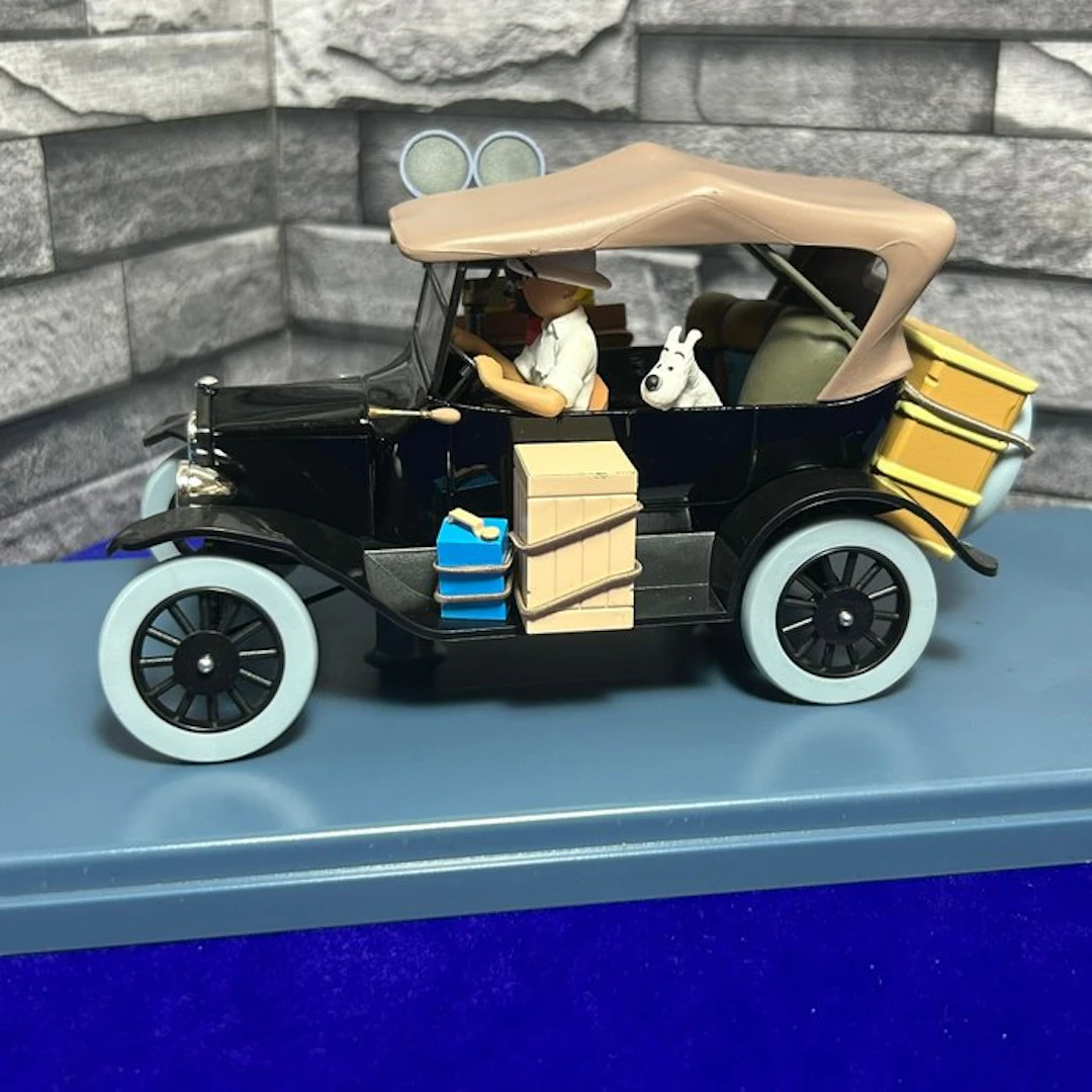 collection Hachette 1/24 - Model car - N°5 - La Ford T (noire) - Tintin