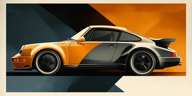 CREATIVE_HUB - VINTAGE 911 IN A SUPER MODERN COLOURS