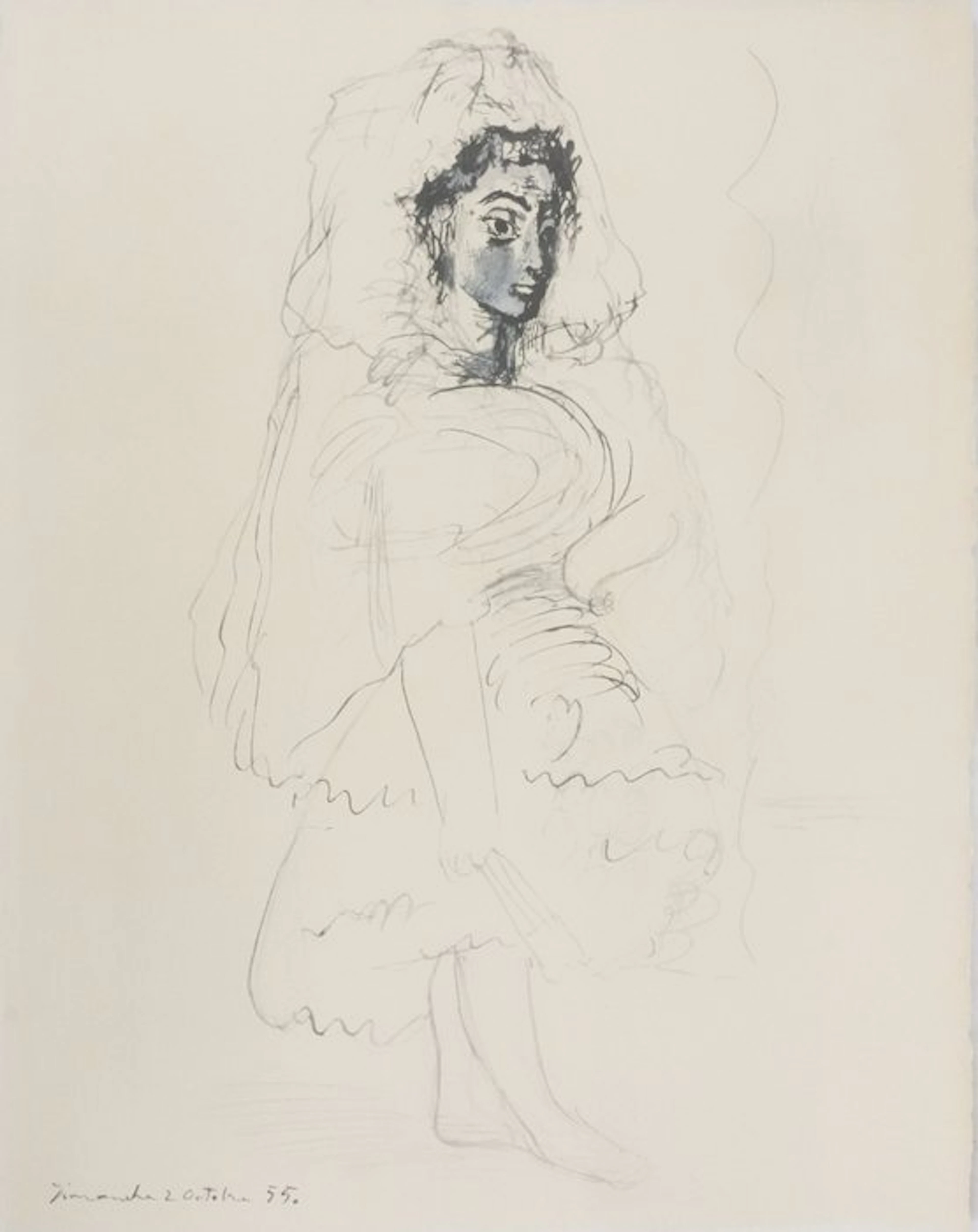 Pablo Picasso (1881-1973) - Jeune Espagnole