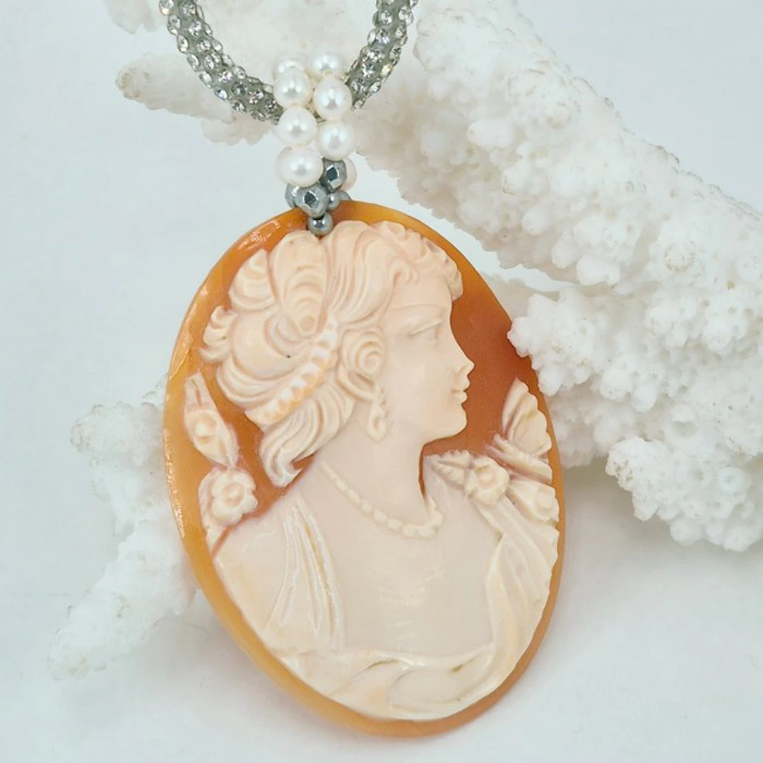 Silver - Cameo - Hand-engraved cameo