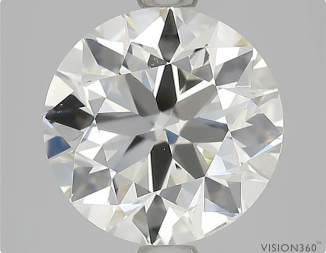 1 pcs Diamond (Natural) - 2.00 ct - Round - I - VS1 - HRD Antwerp