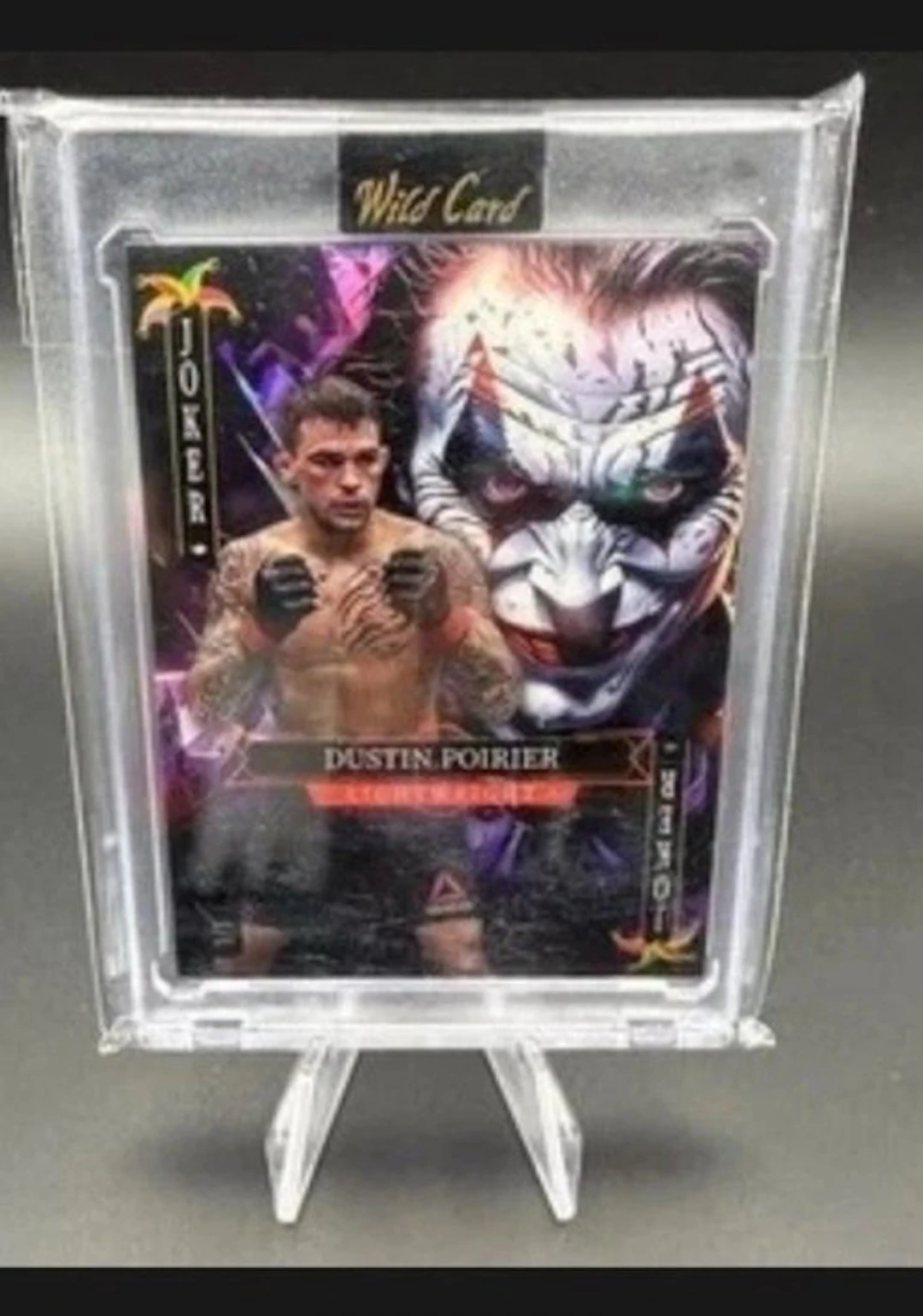 Wild Card Jokers Wild (Wild Card) Dustin Poirier Insert card