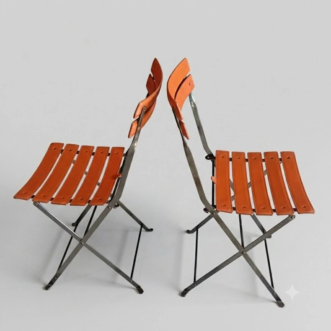 Zanotta - Marco Zanuso - Folding chair (2) - Celestina - Steel