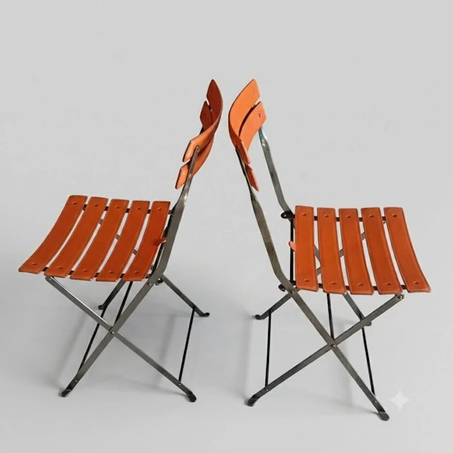 Zanotta - Marco Zanuso - Folding chair (2) - Celestina - Steel