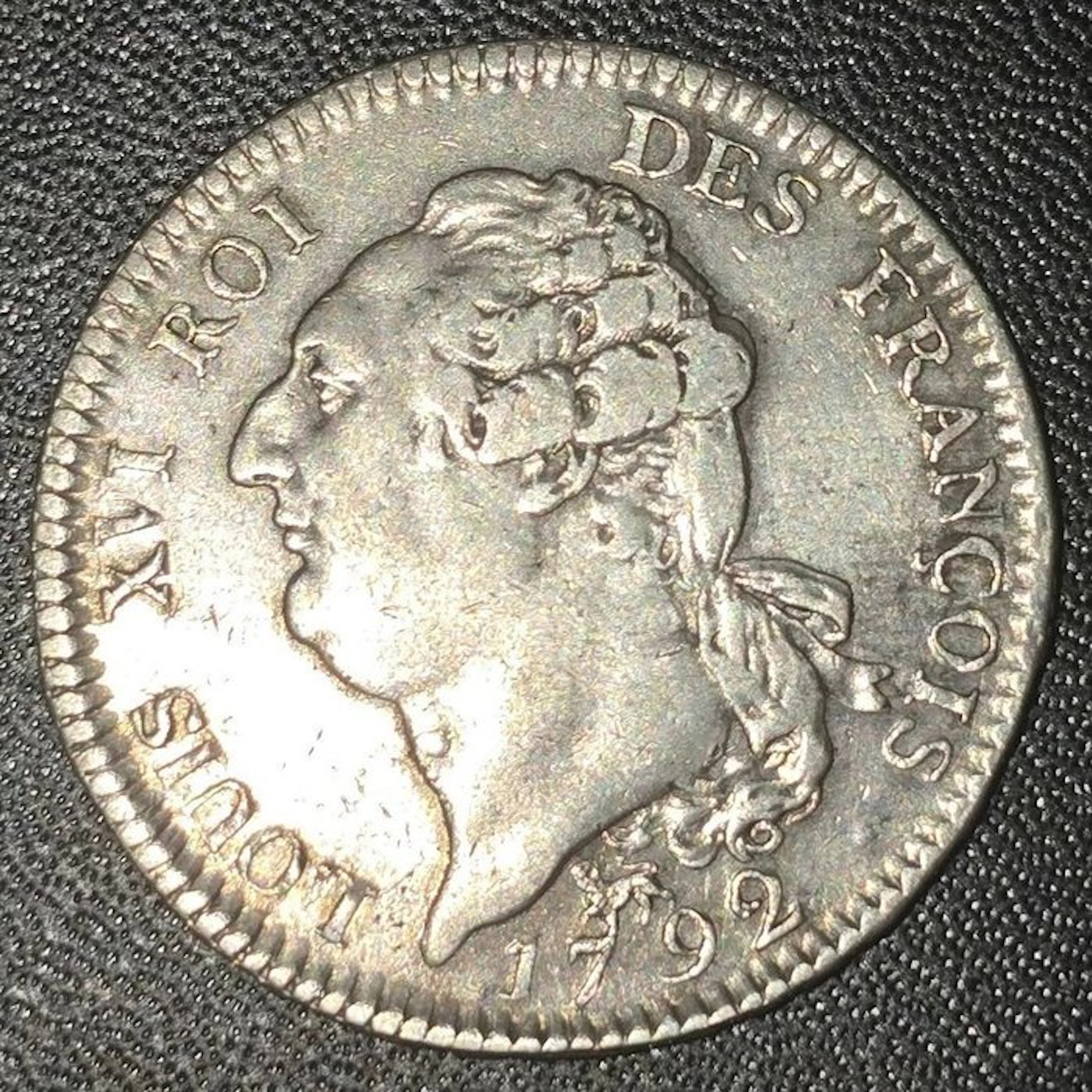 France. Louis XVI (Constitution). Ecu au génie 1792-A, Paris