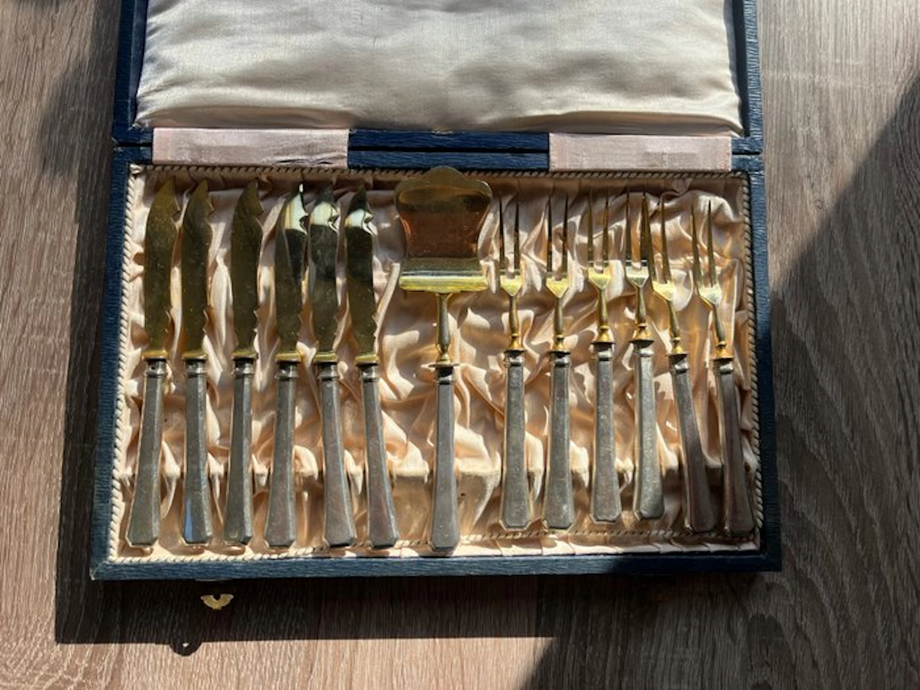 Cutlery set for 6 (13) - Silverplated, Steel