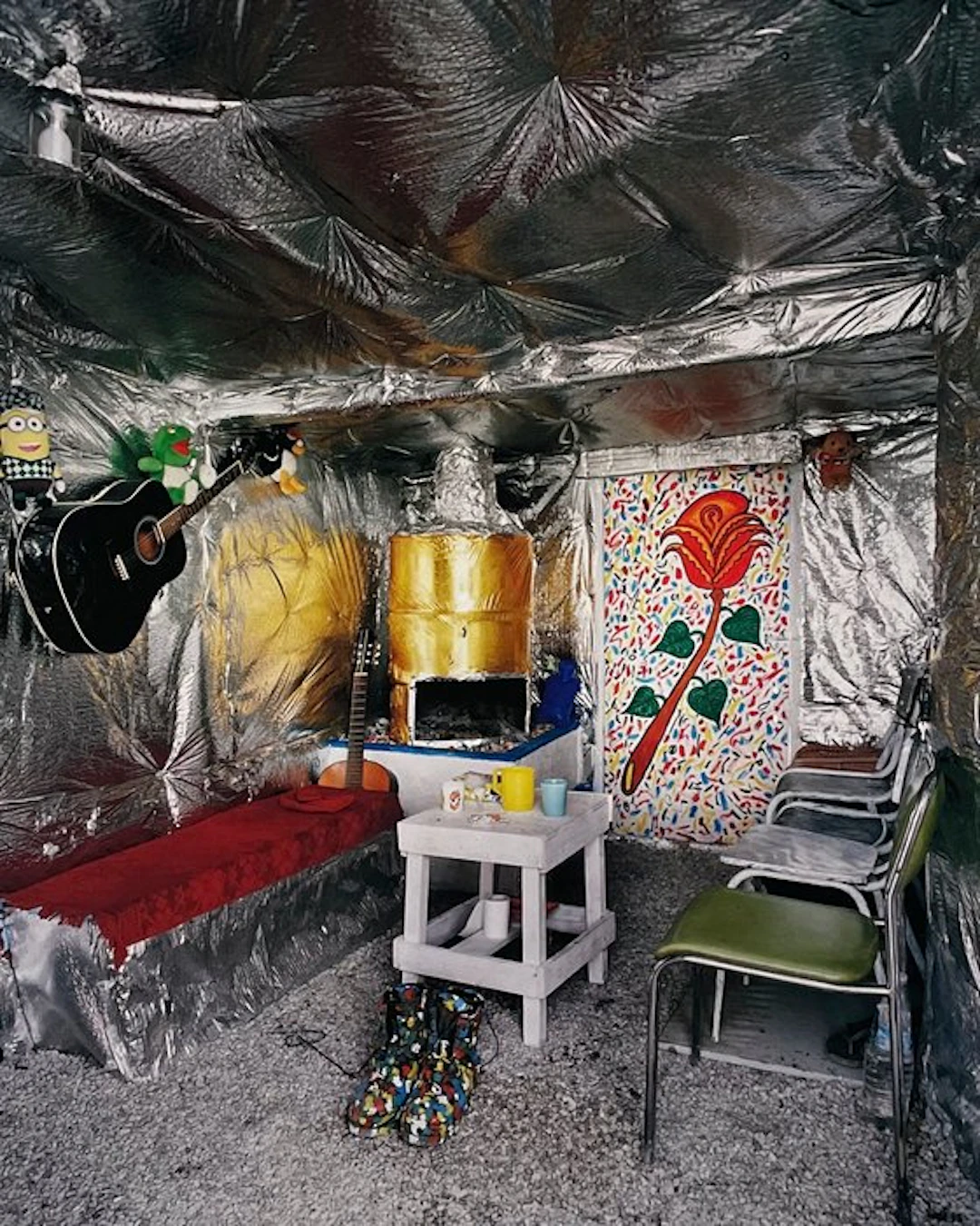 Bruno Fert (1971) - Chez Altaher. Jungle de Calais. France. 2016