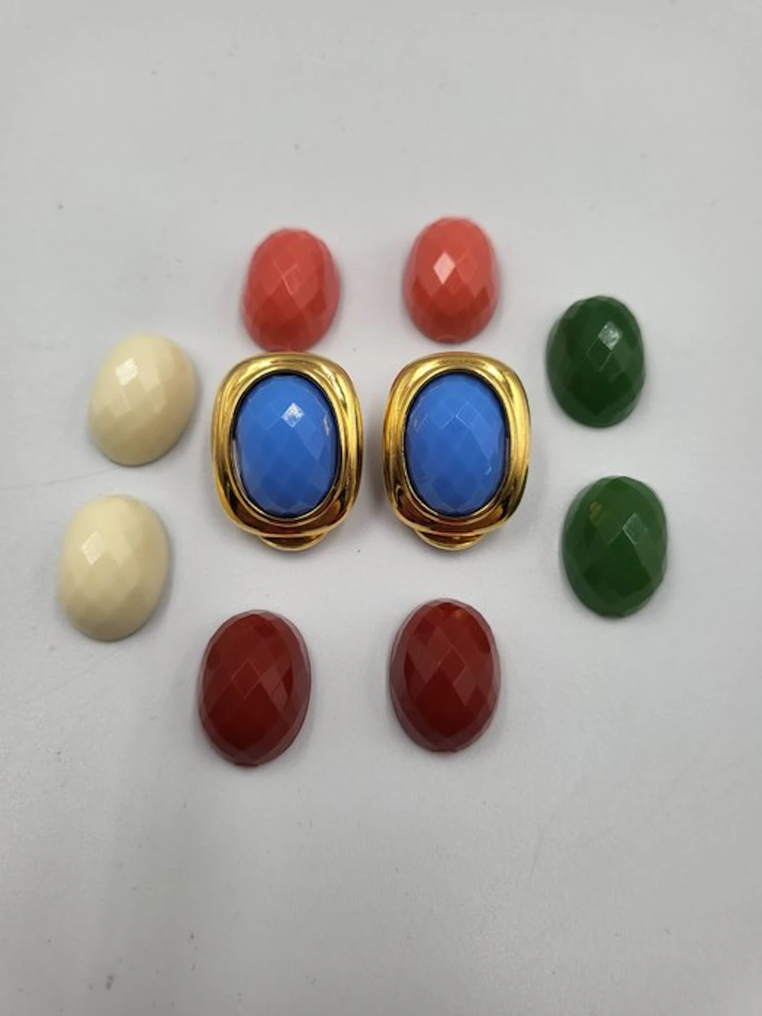 Joan Rivers - Interchangeable earrings – 4 colors / 8...