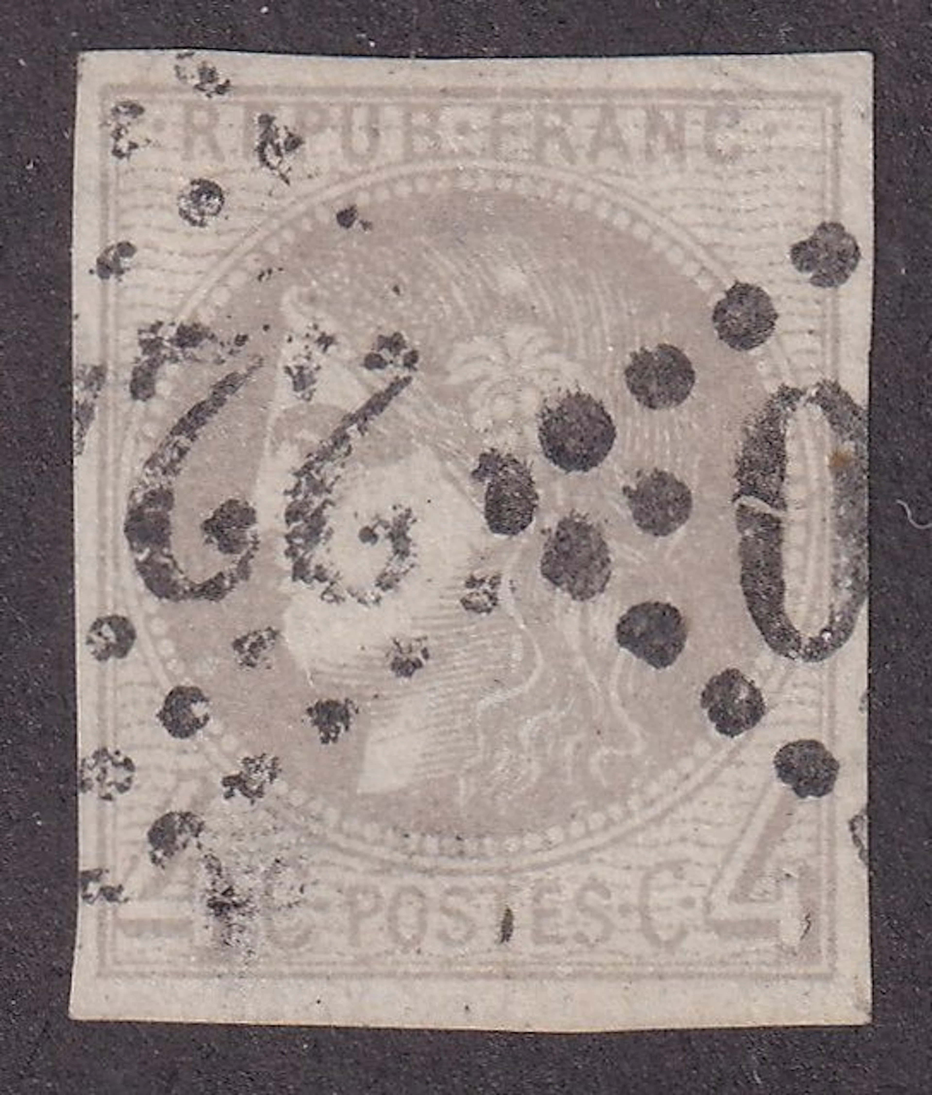France - 4c gray - TB - Yvert n°41B