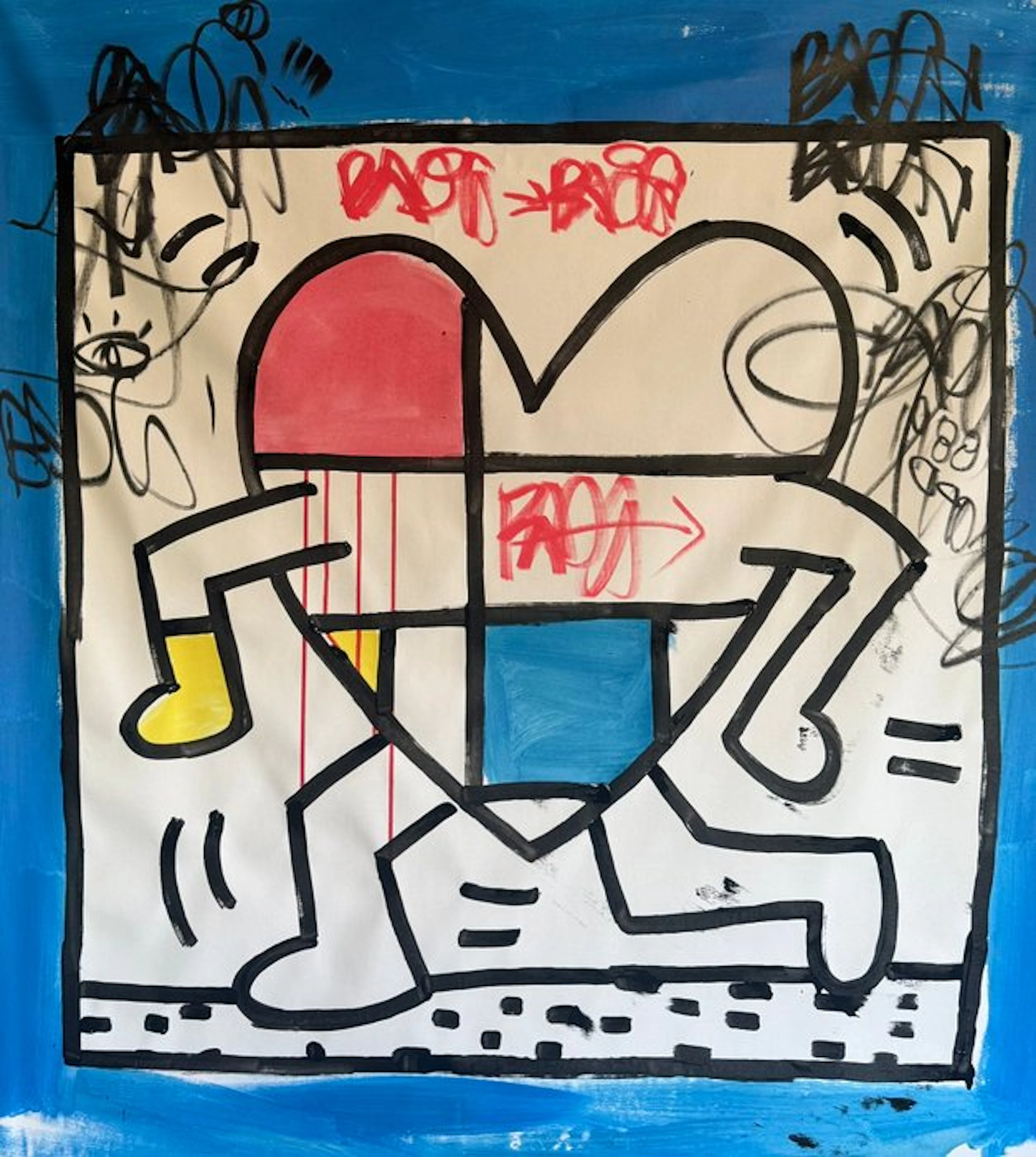 Freda People - Mondrian X Haring XXL
