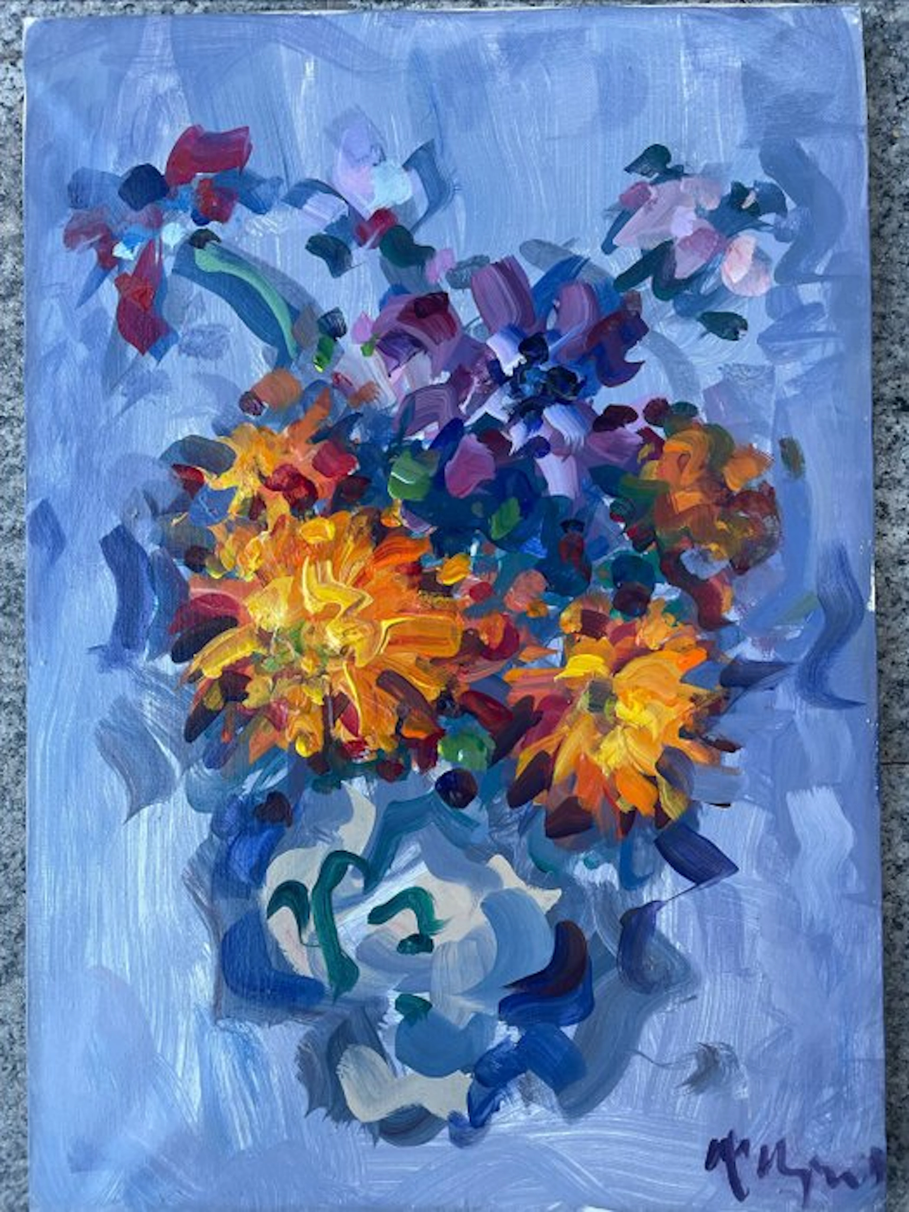 Enzo Pregno (1898-1972) - Vaso di fiori