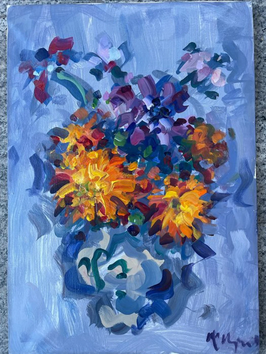 Enzo Pregno (1898-1972) - Vaso di fiori