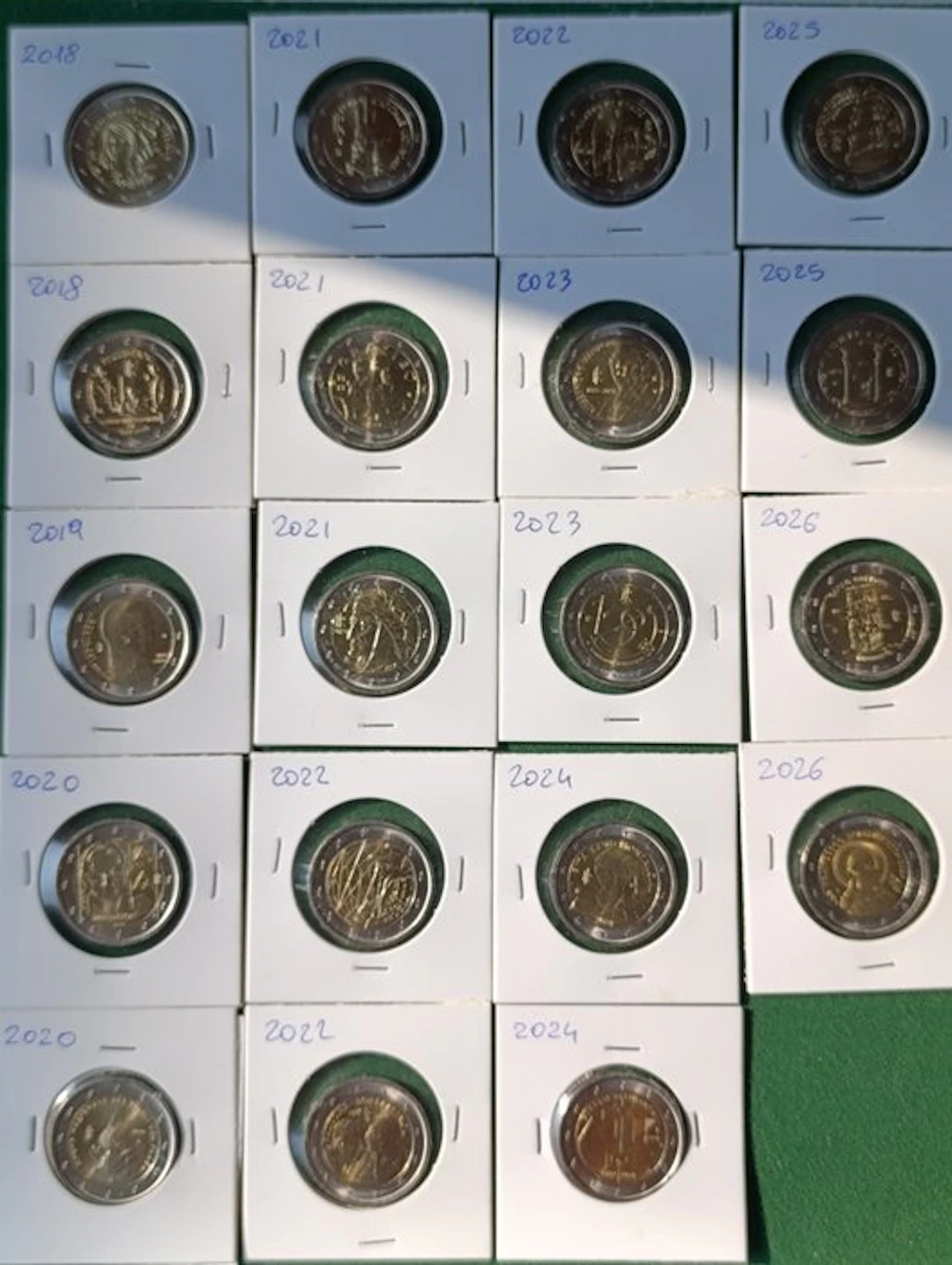 Italy. 2 Euro 2018/2026 (19 monete) (No reserve price)