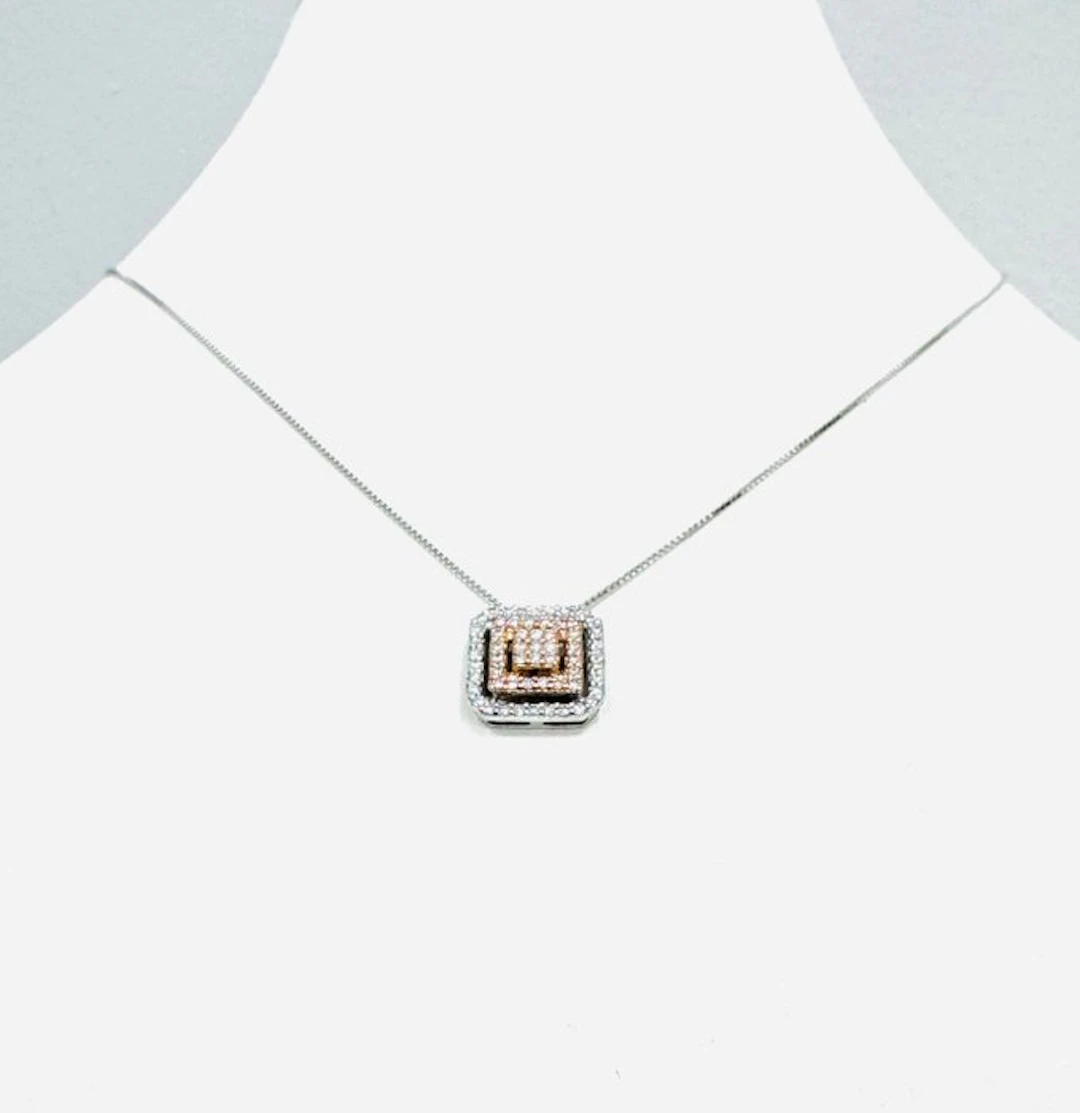 Necklace with pendant - 18 kt