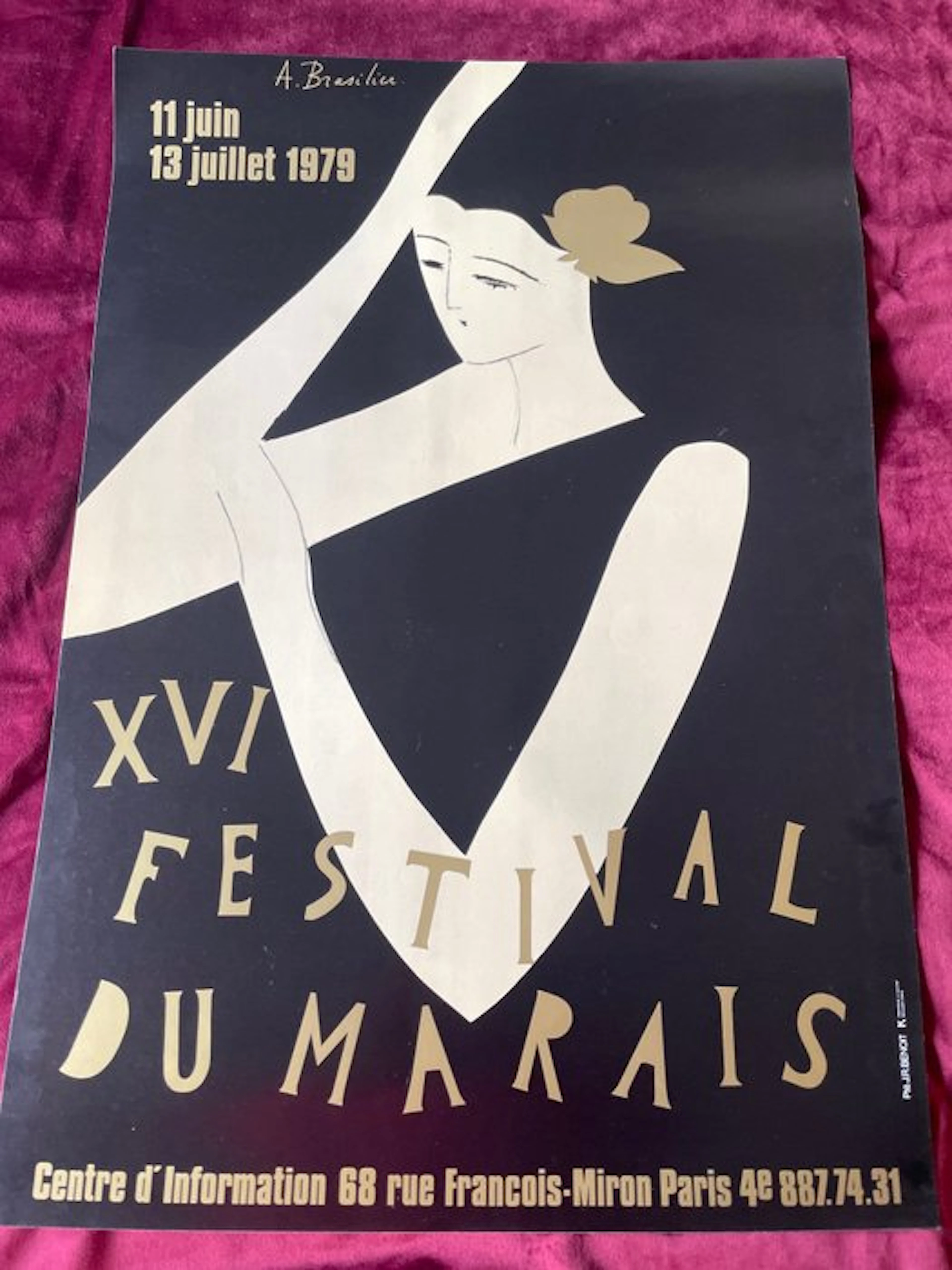 A. Brasilier - Pté. J.R. Benoit - XVIème Festival du Marais - 1970s