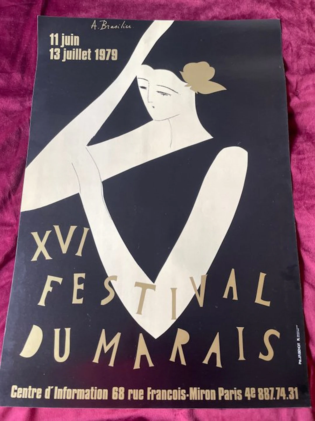A. Brasilier - Pté. J.R. Benoit - XVIème Festival du Marais - 1970s