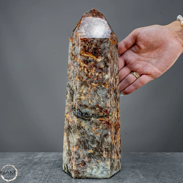 Cordierite Obelisk – an impressive single piece with smoky depth