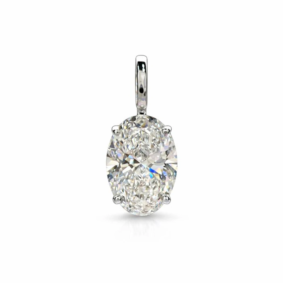 No reserve price - Pendant - 14 kt. White gold - 2.03ct. tw. Diamond