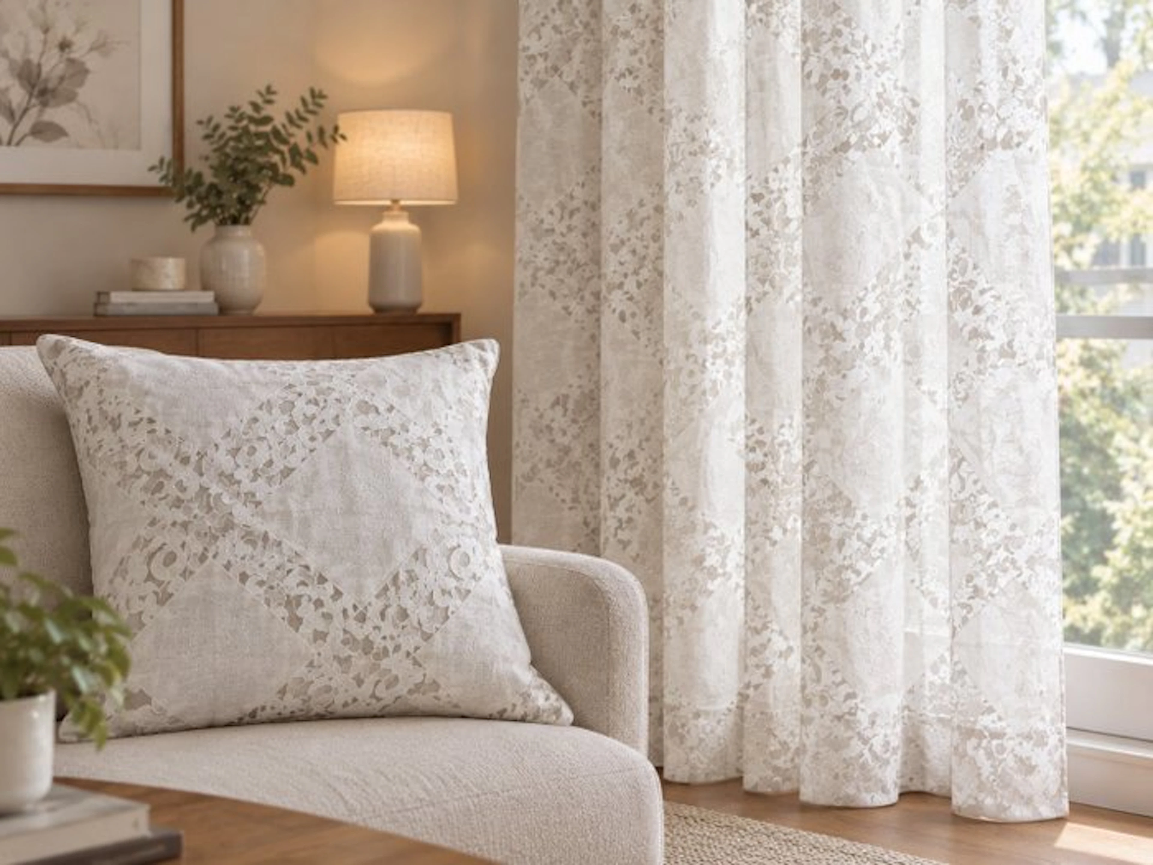 Elegant decorative fabric - Textile - 700 cm - 300 cm
