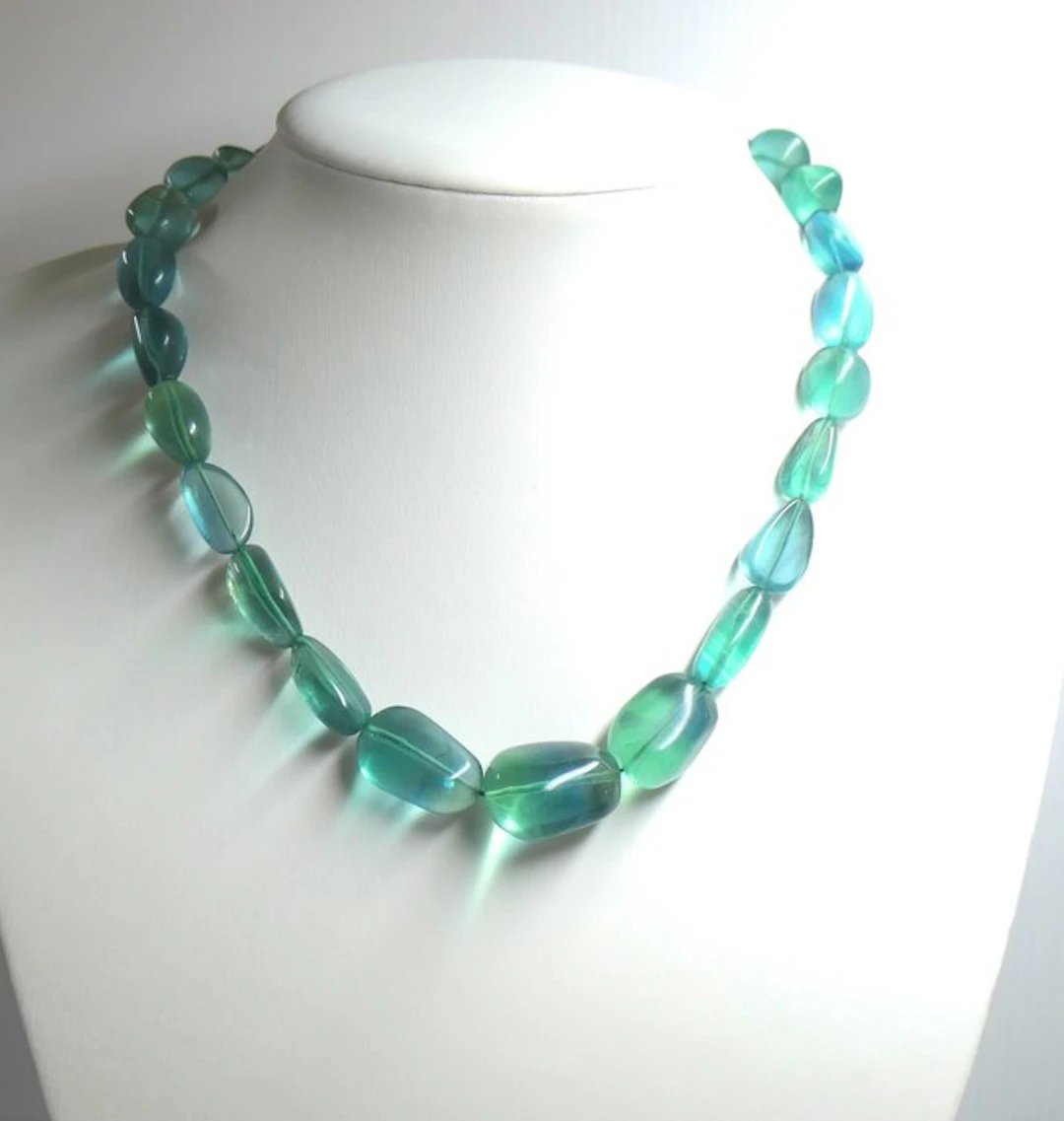 Gorgeous fluorites on wire for mounting into jewelry. Cabochon- 73.2 g