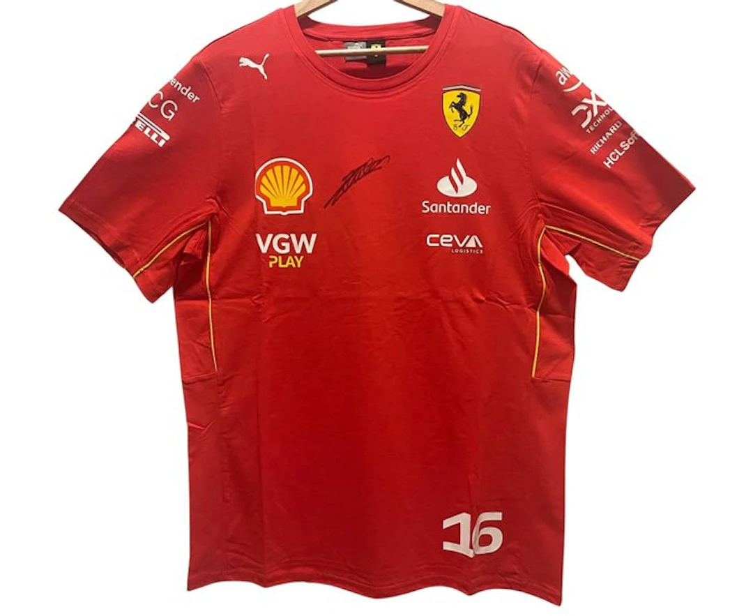 Ferrari - Season Edition - Charles Leclerc Autographed - 2024 - T-shirt