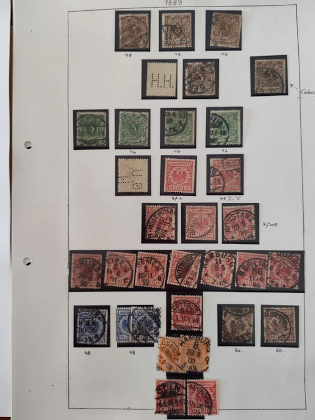 German Empire 1889/1931 - Stamp collection