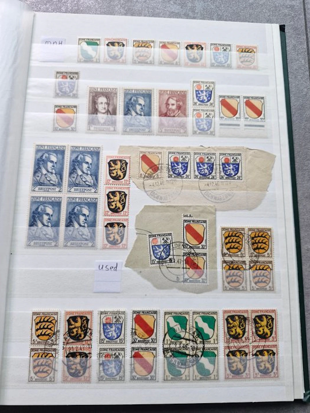 Baden - French zone - 1947/1949 - Interesting collection including mint
