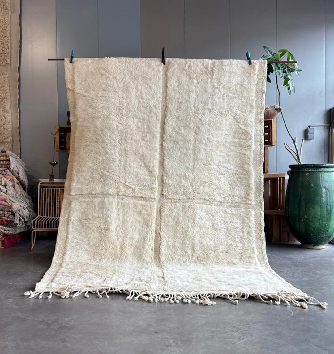 Moroccan Mrirt Rug - Modern Hand Made Carpet - Rug - 300 cm - 200 cm
