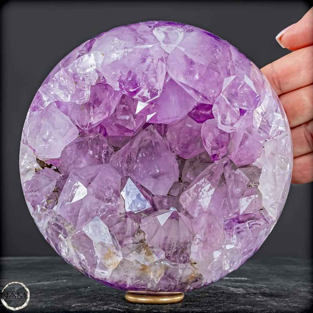 Natural amethyst sphere from Uruguay of the highest quality- 2359.93 g