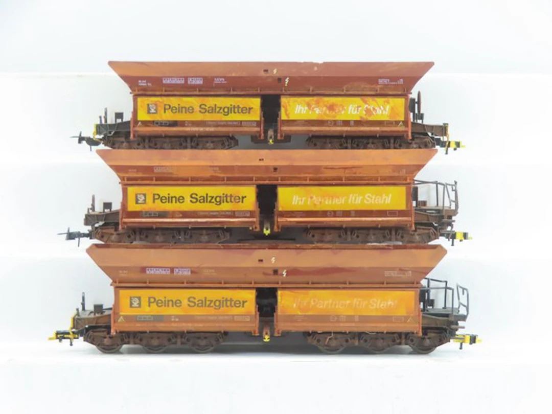 Roco H0 - 4370 - Model train freight carriage (3) - 3×...