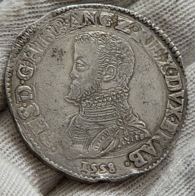 Spanish Netherlands. filips ii. Daalder 1558