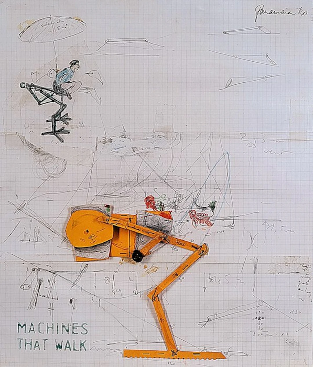 Panamarenko - MACHINES THAT WALK - 1980s