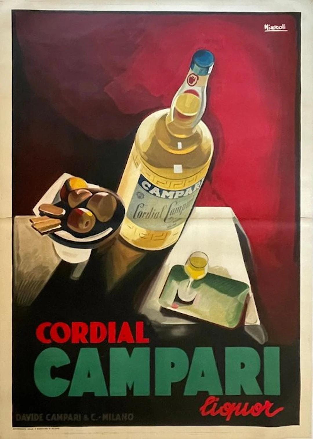 Marcello Nizzoli - CORDIAL CAMPARI (200x140 cm) - 1920s