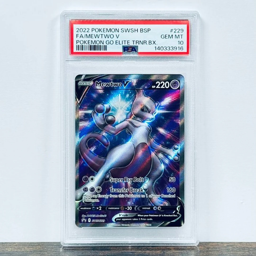 Pokémon Graded card - Mewtwo V 229 – Pokémon - PSA 10