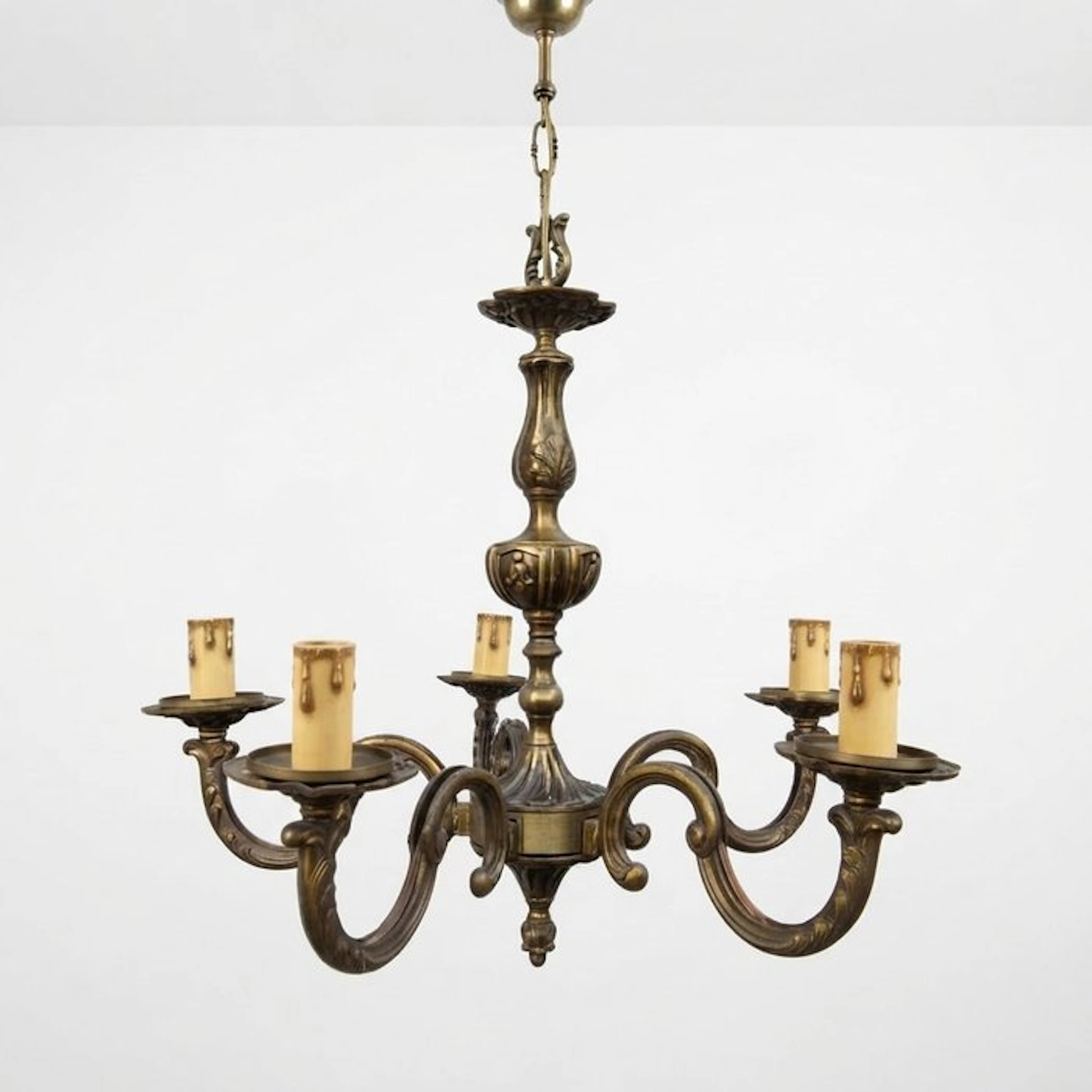Targetti - Chandelier - chandelier - anticato - Classic brass candelabrum