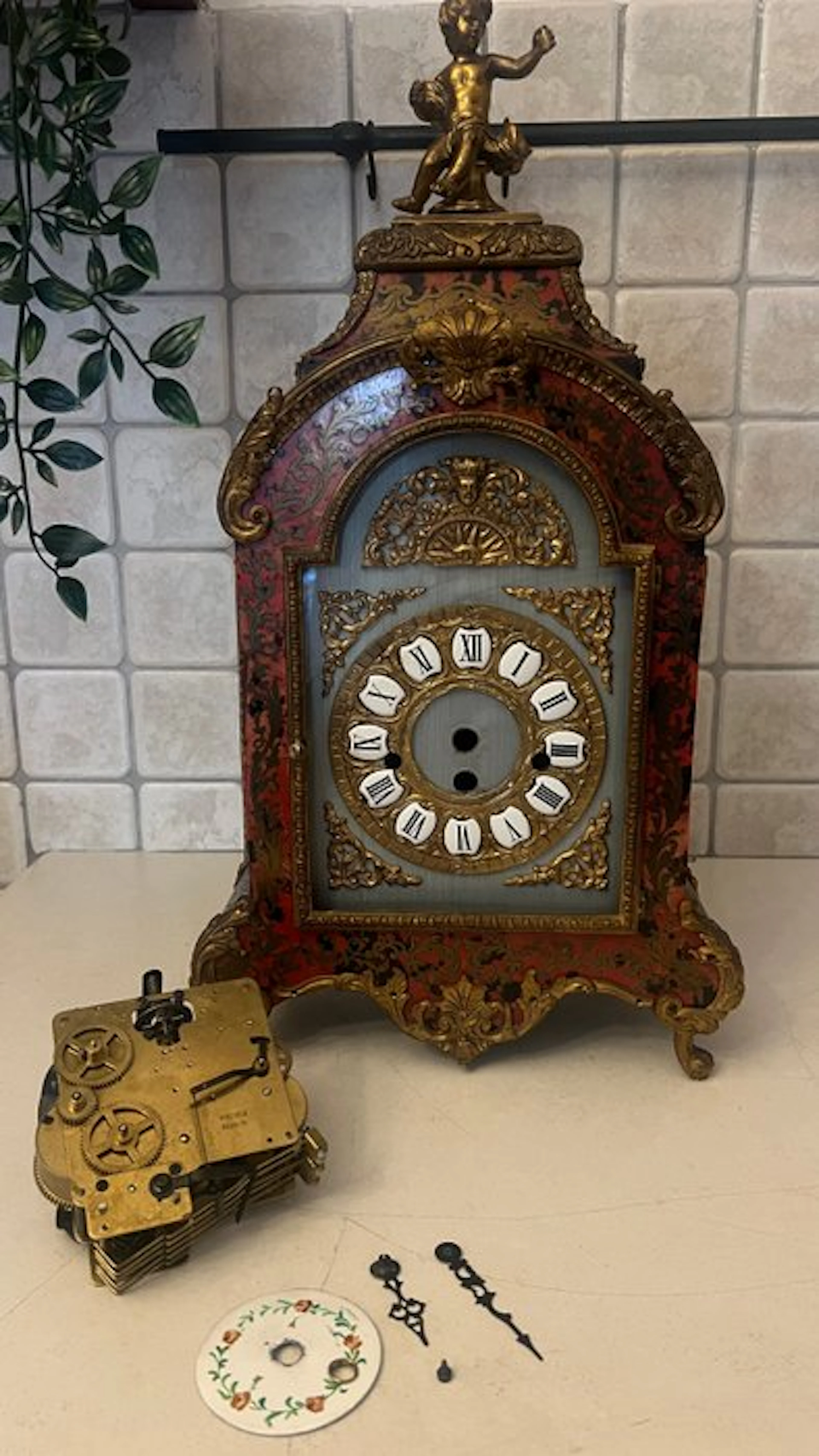 Mantel clock - kienzle - Wood, Bronze - 1960-1970 - A. Boulle style