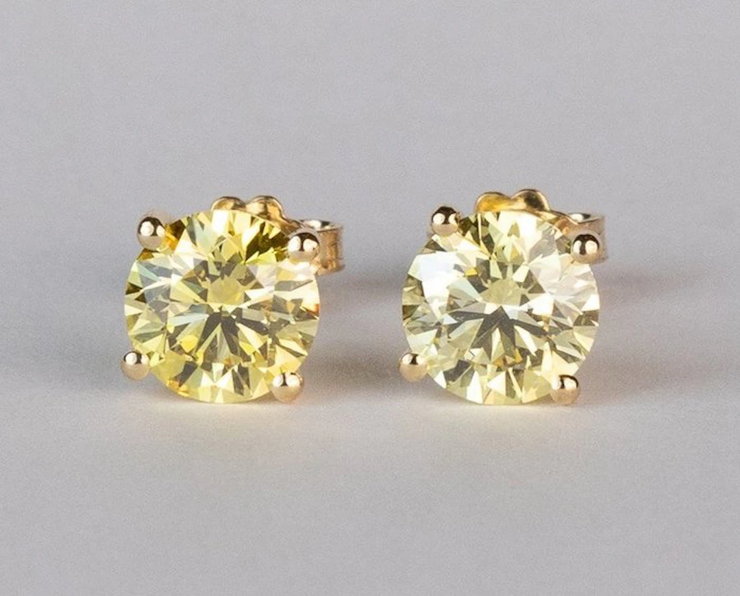No reserve price - Earrings - 14 kt