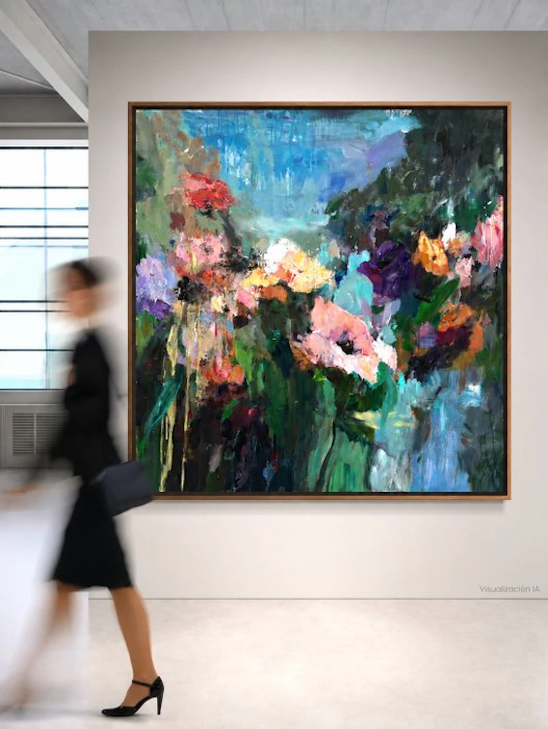 Rhul Rodríguez (1981, Jaén, Spain) - Life - 104 × 104 cm - XL - No Reserve