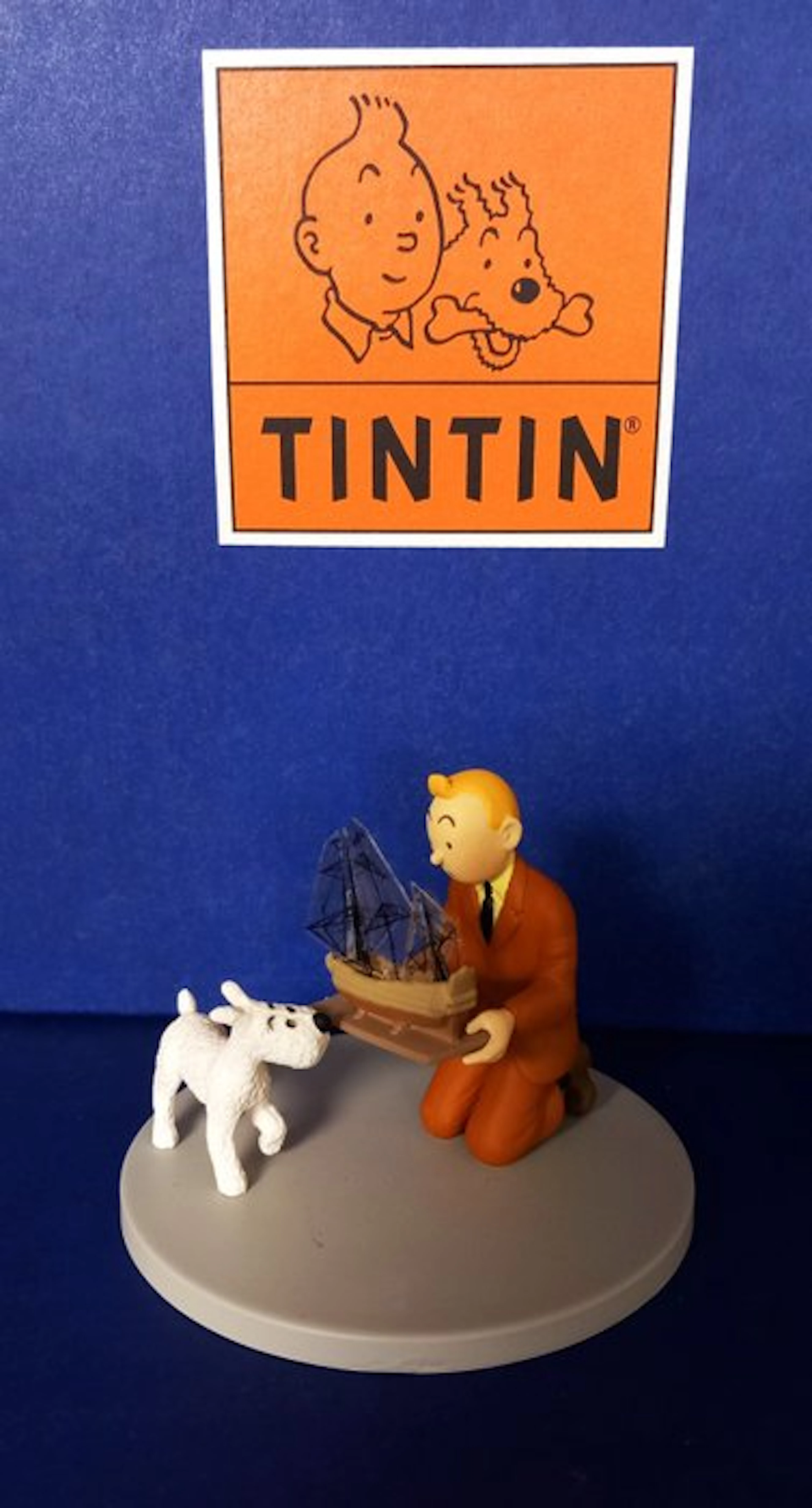 Diorama Moulinsart - 1 Figurine - Le secret de la Licorne