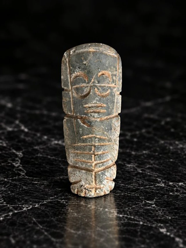 Taino Culture 10th to 15th Century AD Stone, Limestone Zemi Idol - 5.8 cm