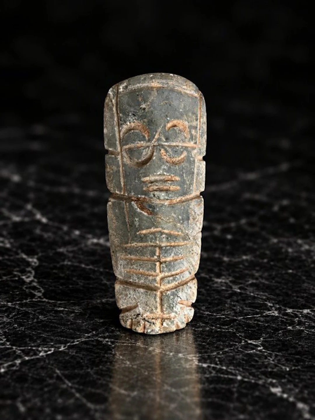 Taino Culture 10th to 15th Century AD Stone, Limestone Zemi Idol - 5.8 cm