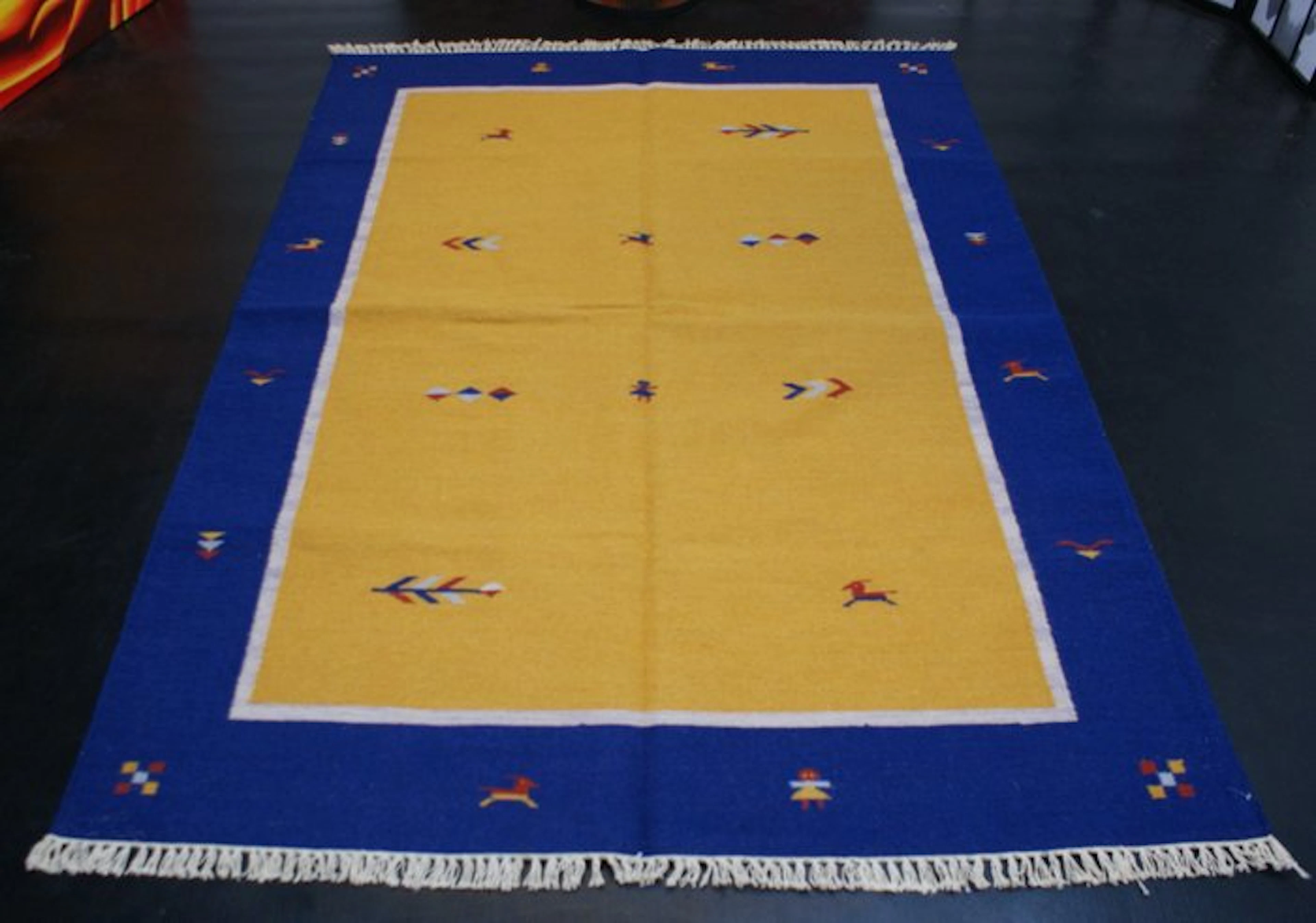 New wool handwoven Gabbeh Kilim rug - Carpet - 240 cm - 170 cm