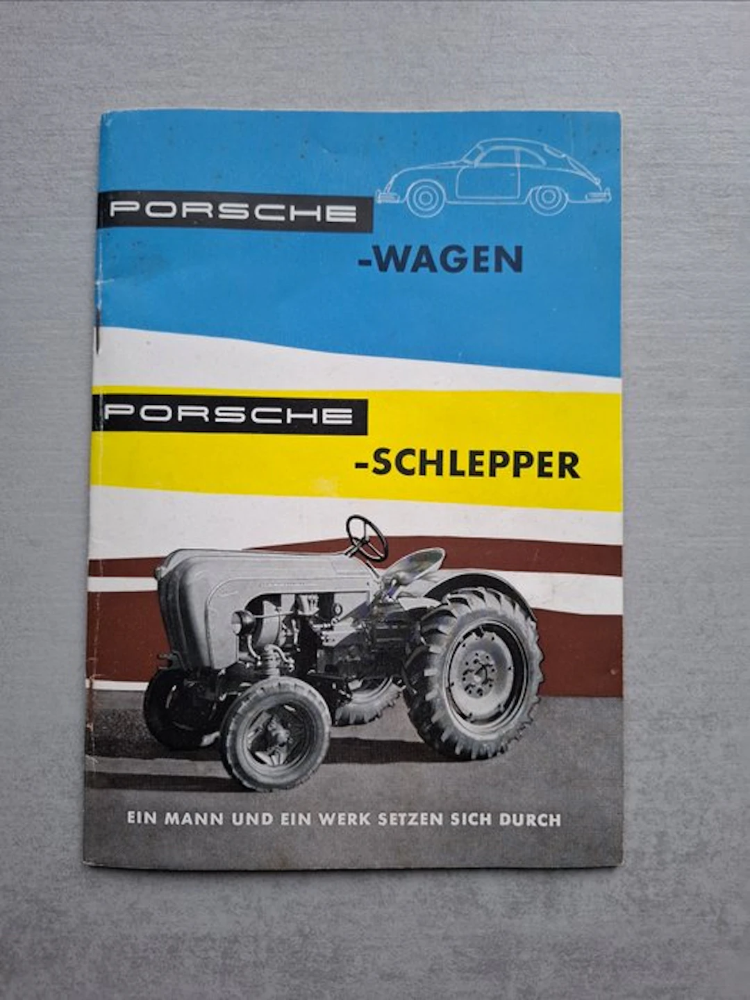 Booklet - Porsche - Wagen - Porsche - Schlepper