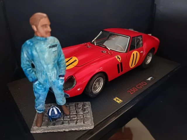 Hot Wheels 1:18 - Model sports car - Ferrari 250 GTO...