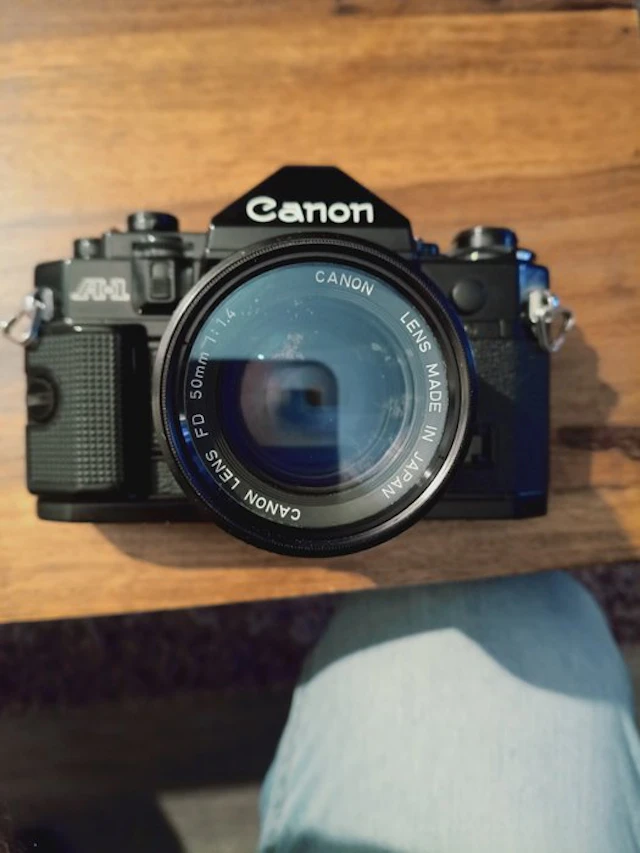 Canon A-1 + FD 50/1.4 Analogue camera