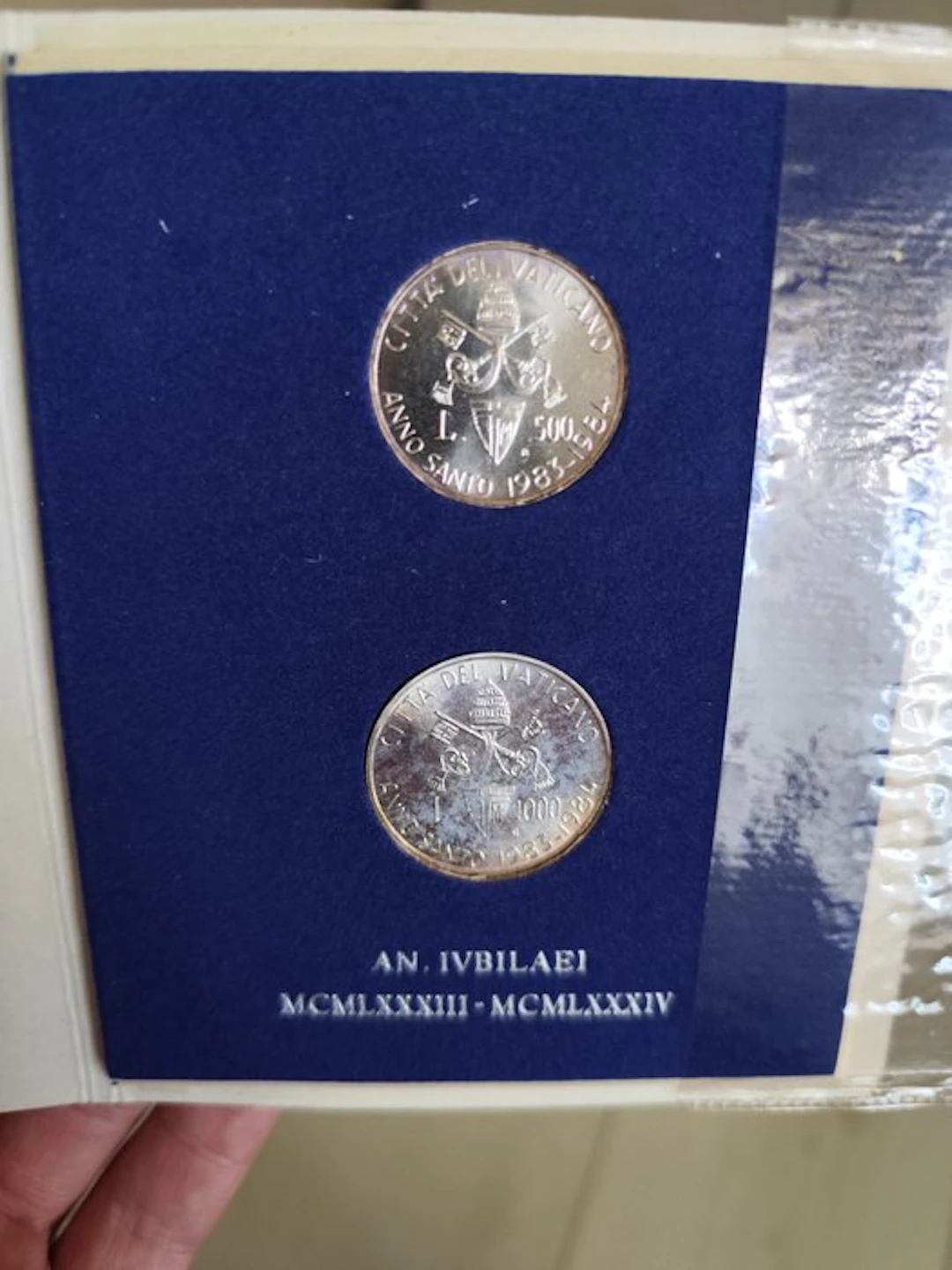 Vatican. 500 + 1000 Lire 1983-1984 Giubileo Straordinario (No reserve price)