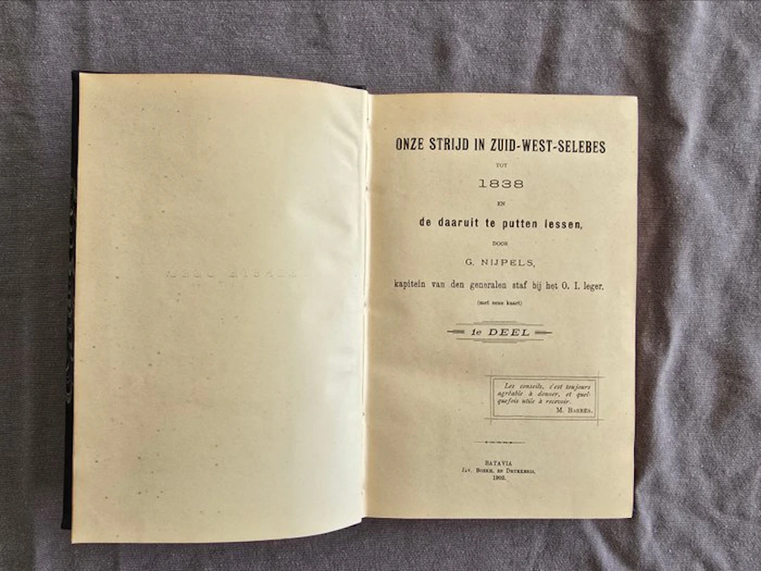 G. Nijpels - Onze strijd in Zuid-West-Selebes tot 1838 en...