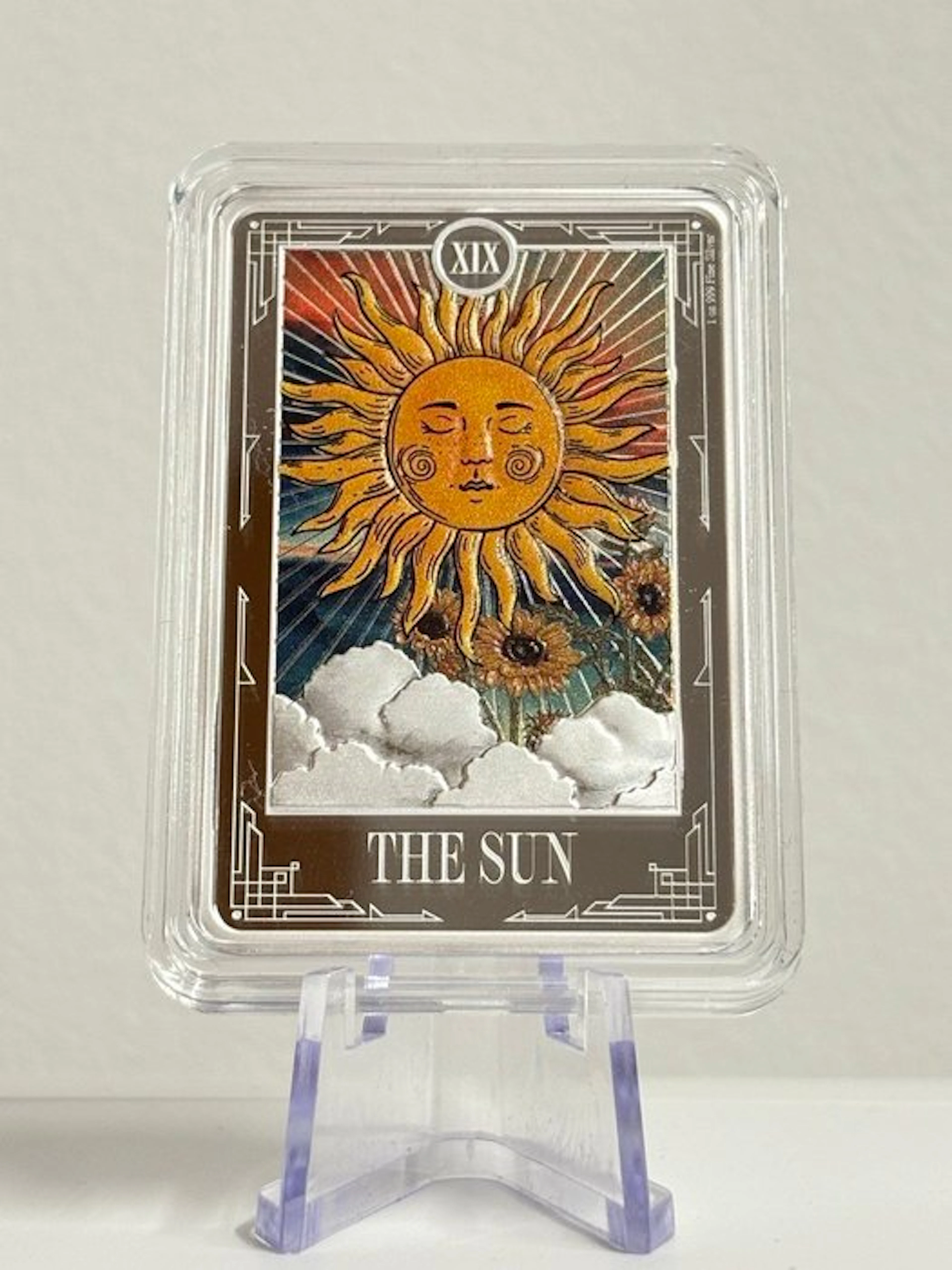 Niue. 2 Dollars 2024 - 1 oz Plata .999 - XIX Tarot Cards "The Sun"