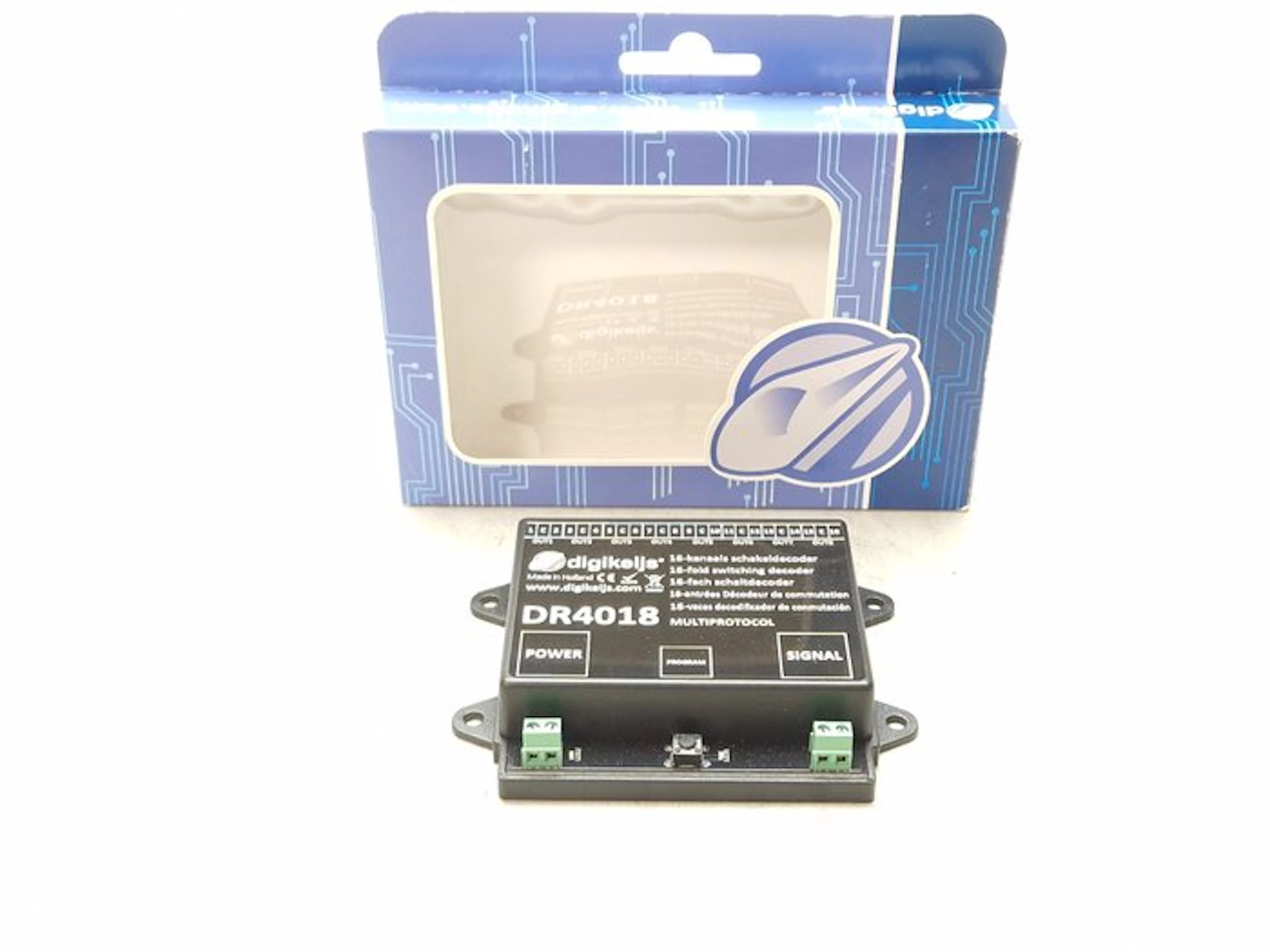 Digikeijs H0 - DR4018 - Digital control unit (1) - 16-channel switch decoder