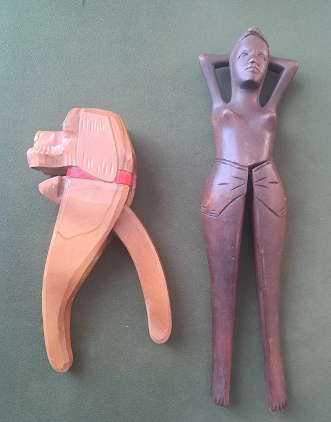 Serving utensil (2) - Wood - 1980-1990